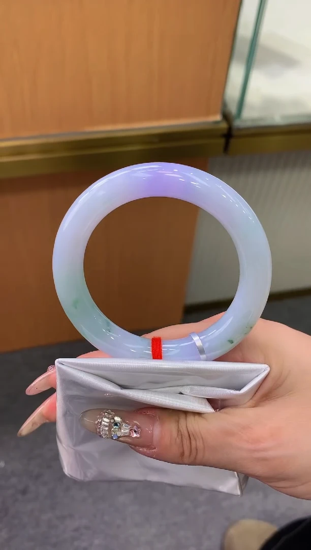 未镶嵌手镯翡翠-F73-圆条54.6