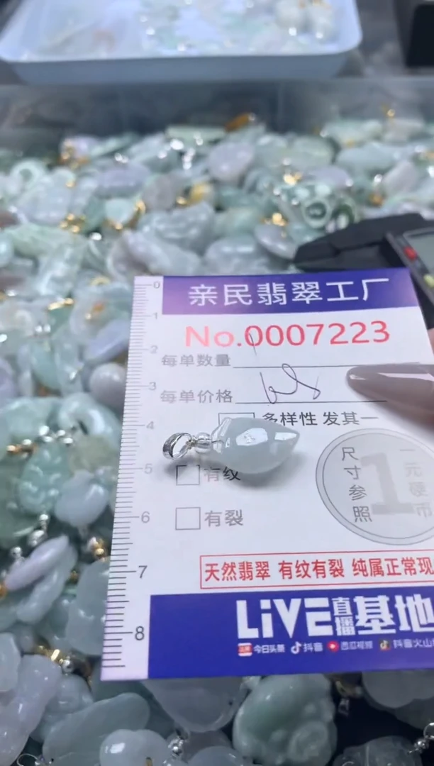 颈饰未镶嵌翡翠7223