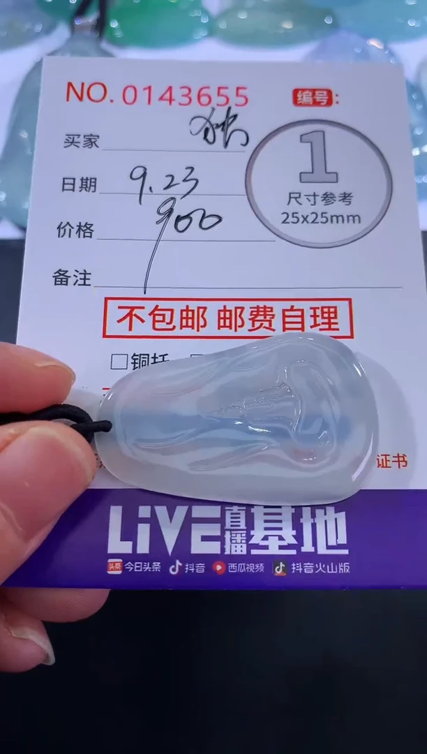 颈饰未镶嵌翡翠独**剑！