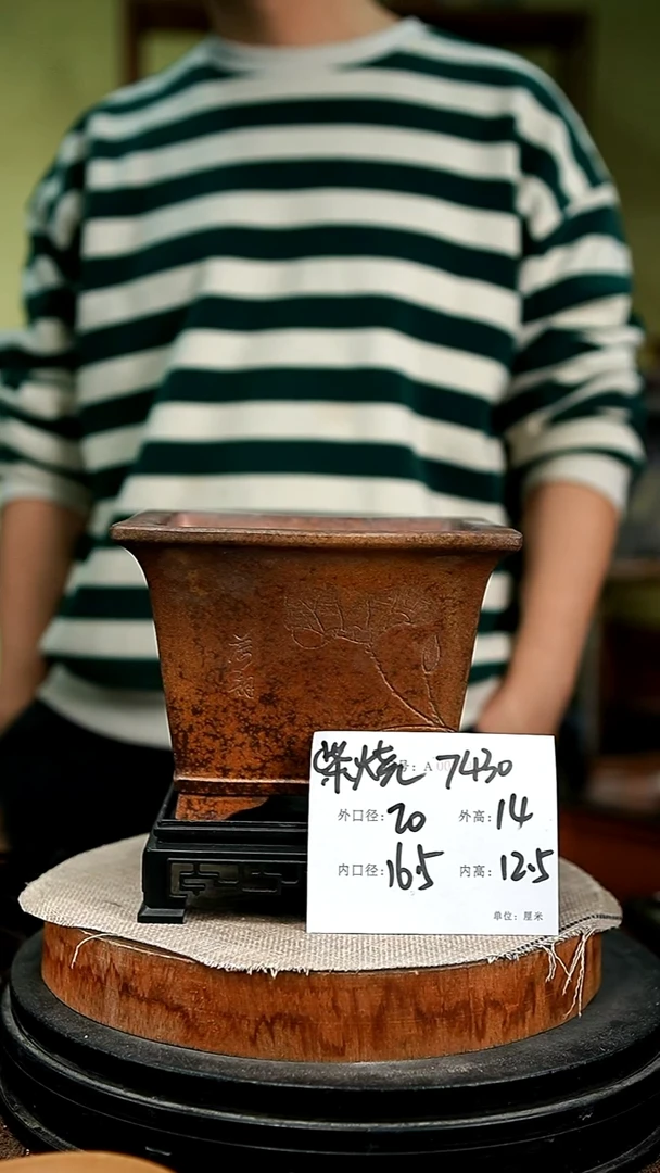 紫砂花盆花卉园艺7430+s