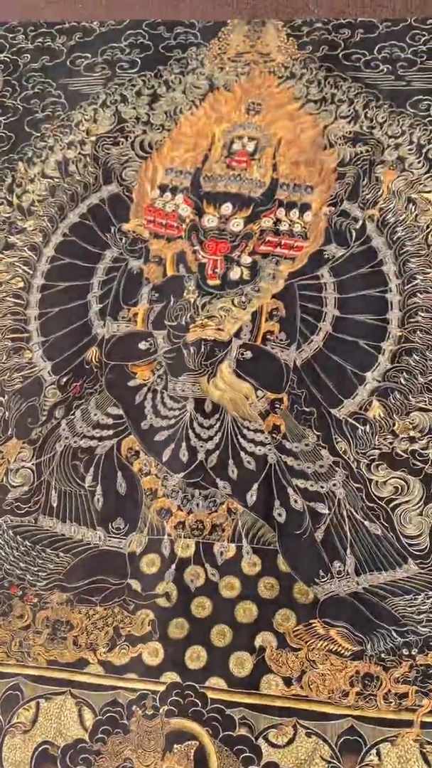 卷轴画王姬藏传唐卡艺术品