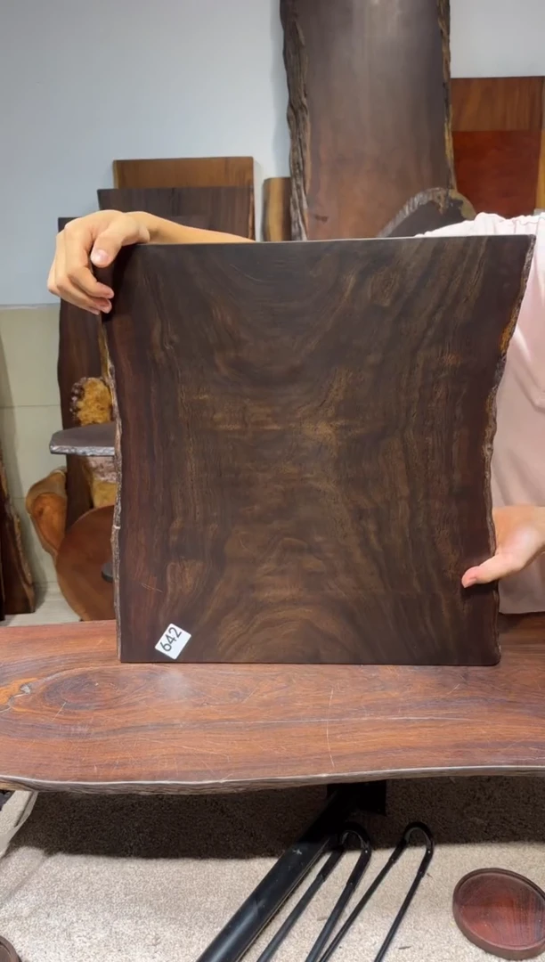 风车木（黑檀木）尺寸50*45*2编号642