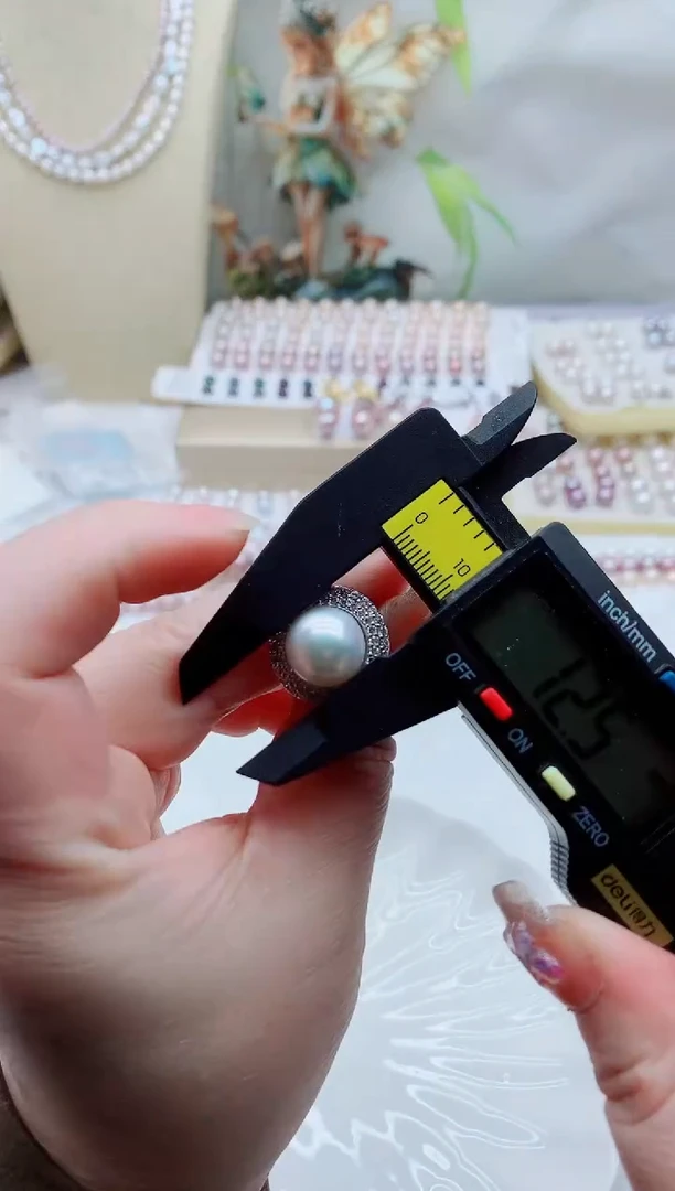 未镶嵌戒指淡水珍珠多样性发其一【非无瑕】