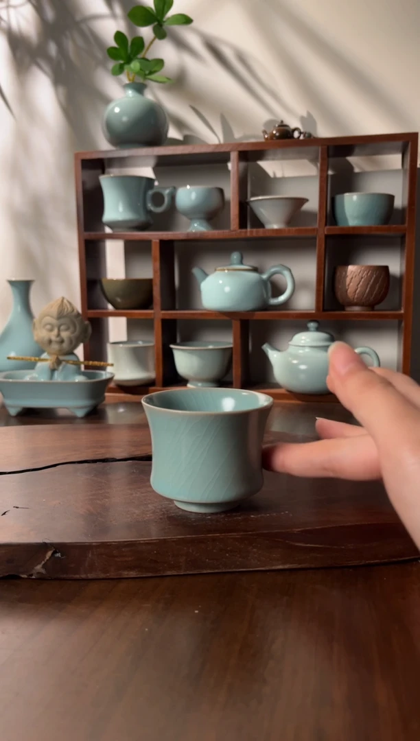 【闪购商品】壶清凉寺仿古釉色马蹄杯