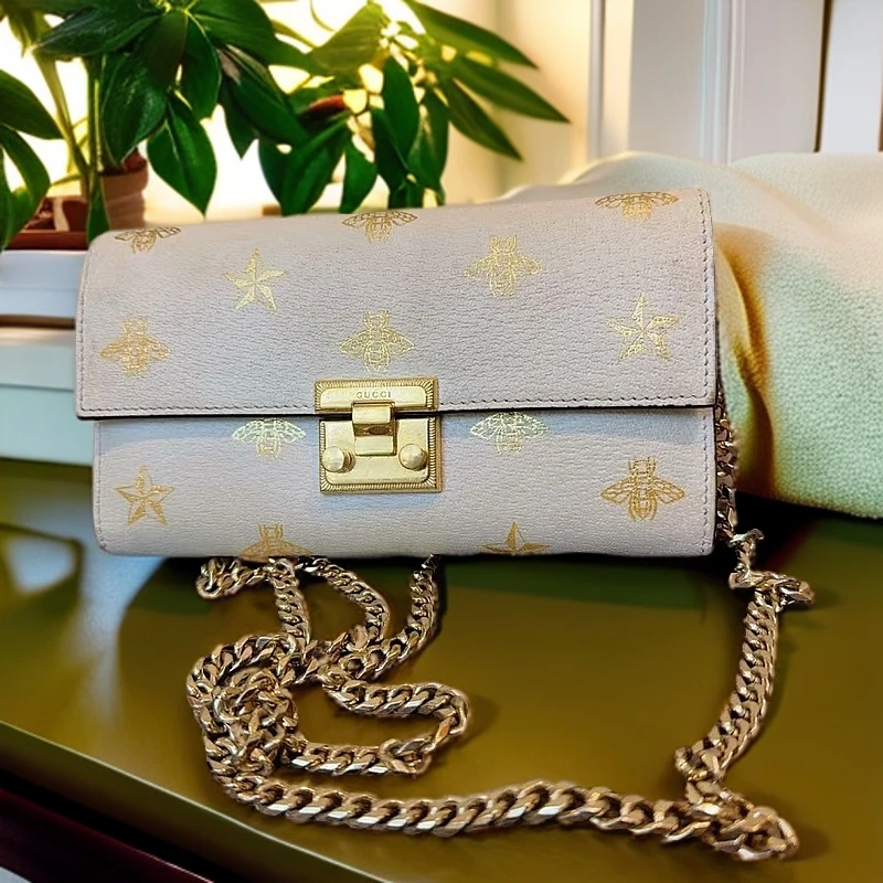 95新 GUCCI/古驰 蜜蜂链条包 1175 7654