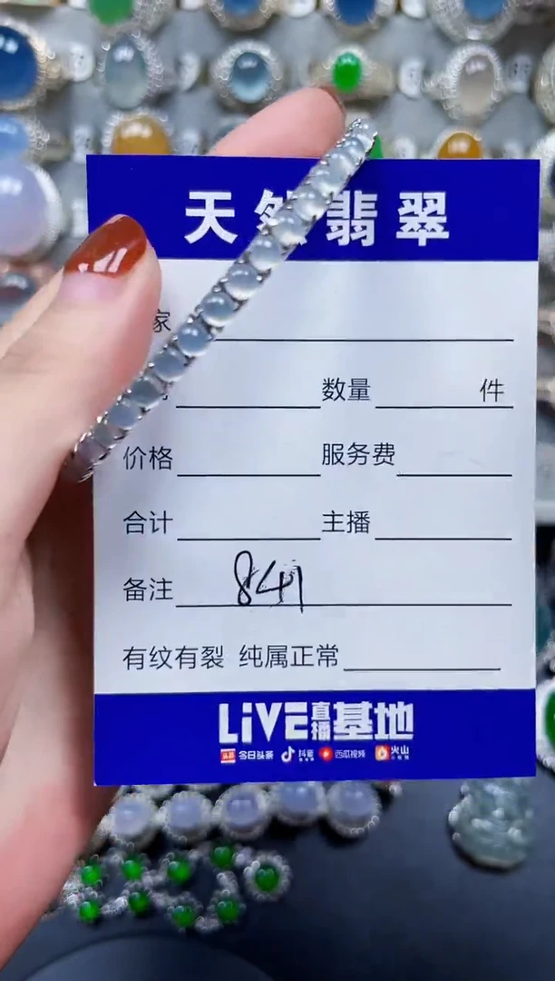 银S925镶嵌手镯翡翠841