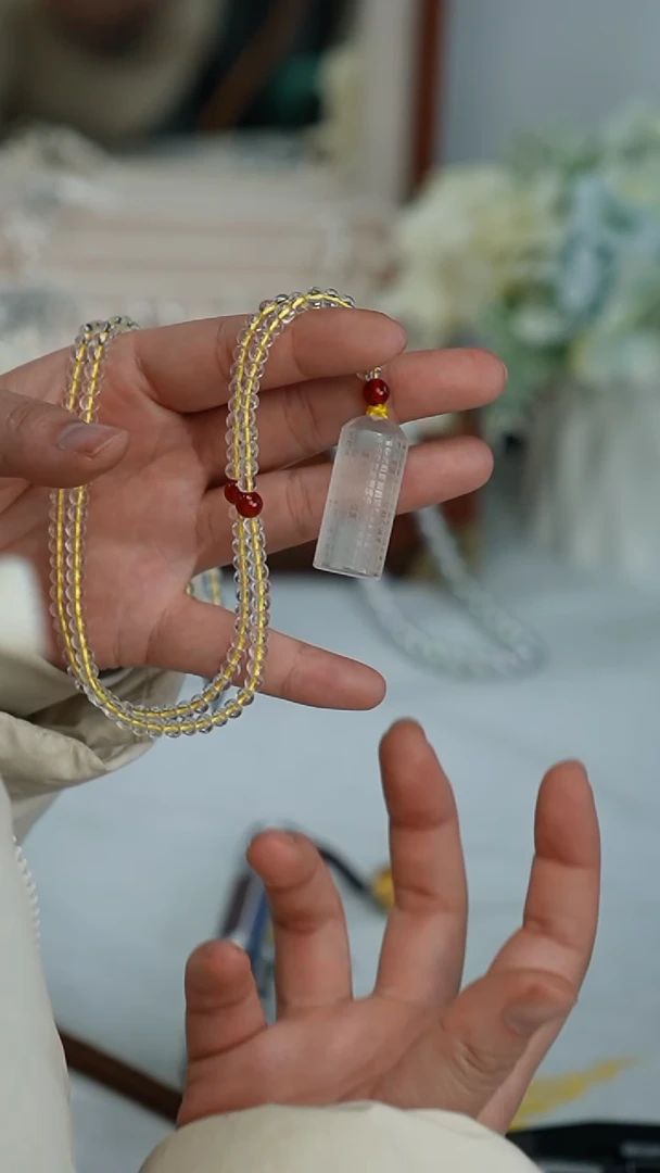 【闪购商品】水晶项链未镶嵌白水晶吊坠