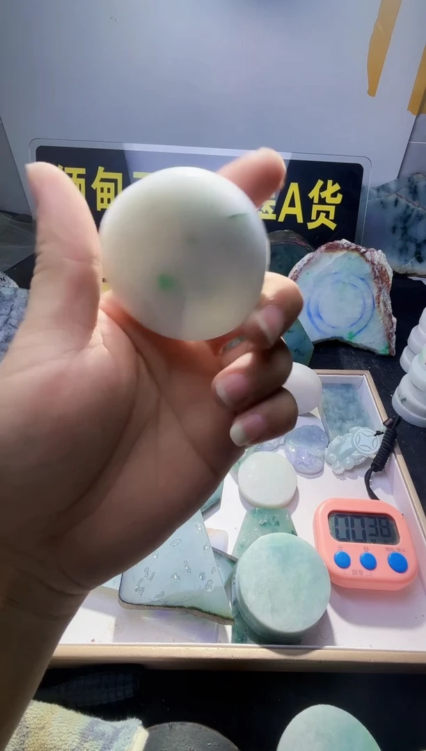 颈饰未镶嵌翡翠翡翠497