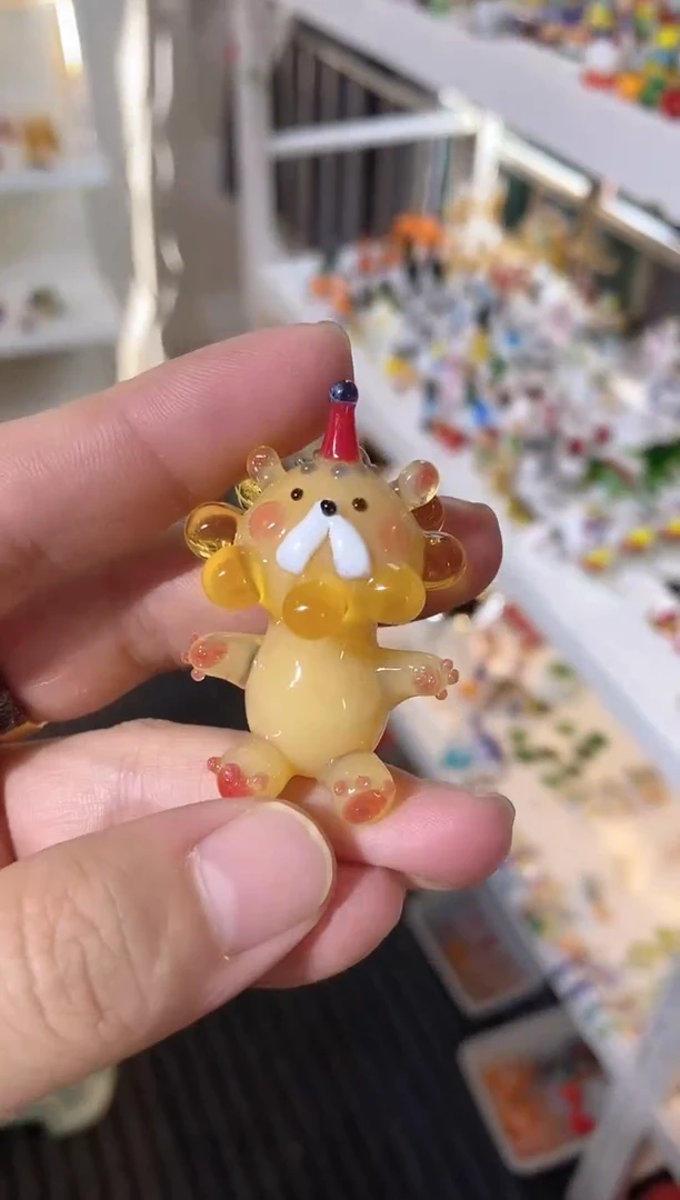 琉璃手工艺品狮子