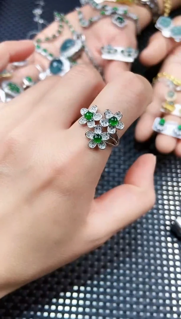 【闪购商品】翡翠戒指未镶嵌11111111