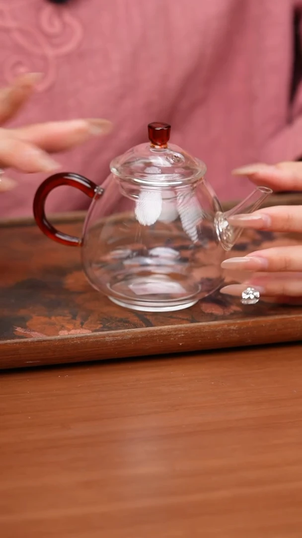 【闪购商品】玻璃茶壶/梦露//福气琥珀