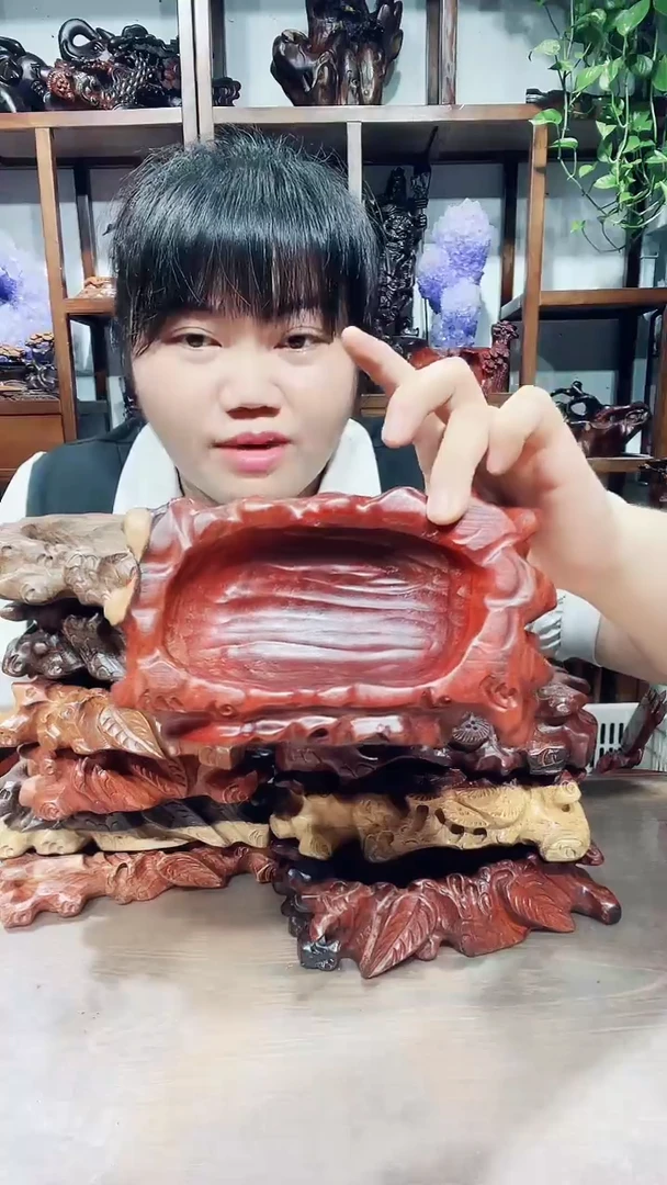 紫檀木类端景台AA