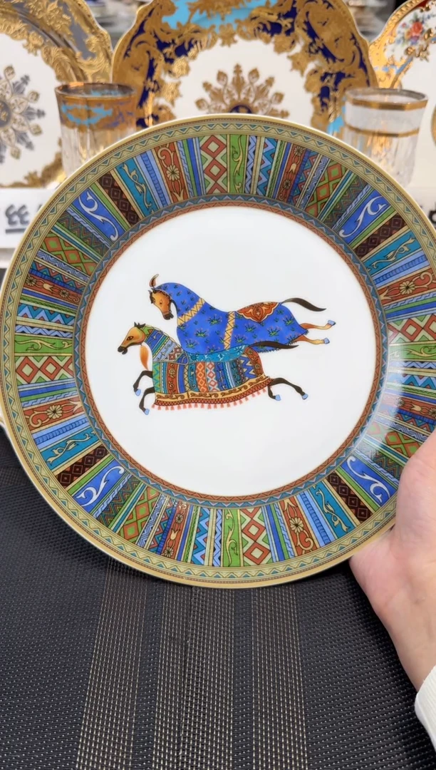 36%以上骨粉骨瓷10.5英寸平盘 微瑕 2个