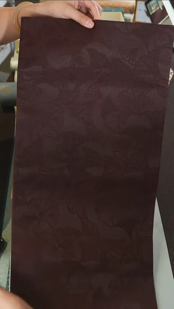 30-65银杏红云纱