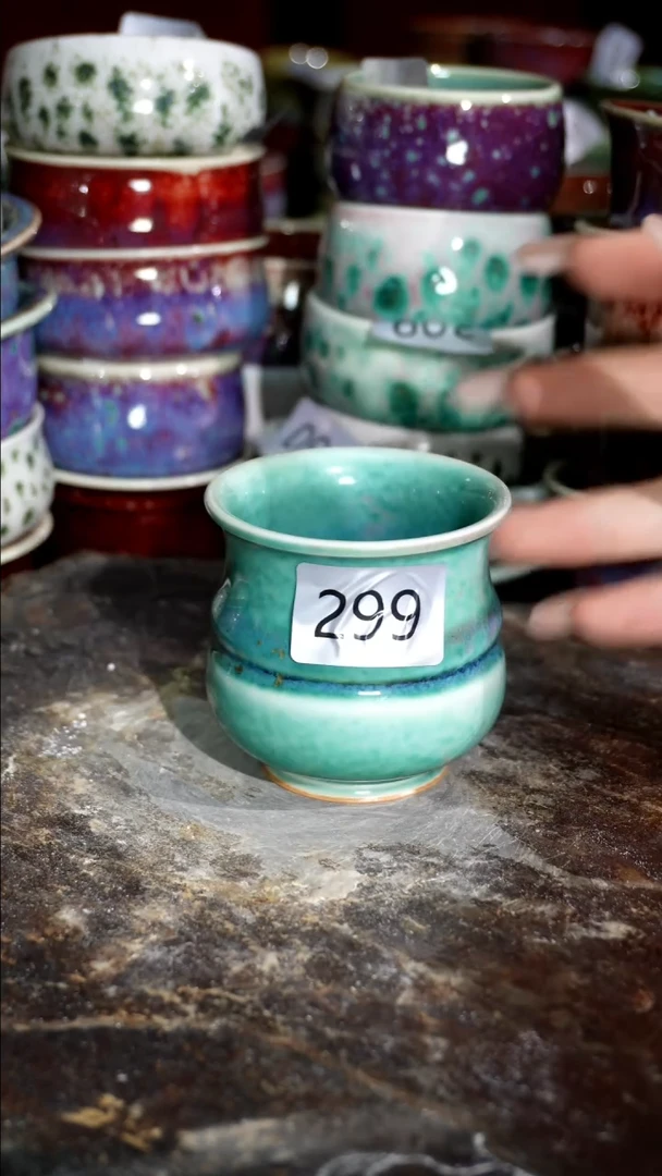 摆件精品窑变钧瓷茶器