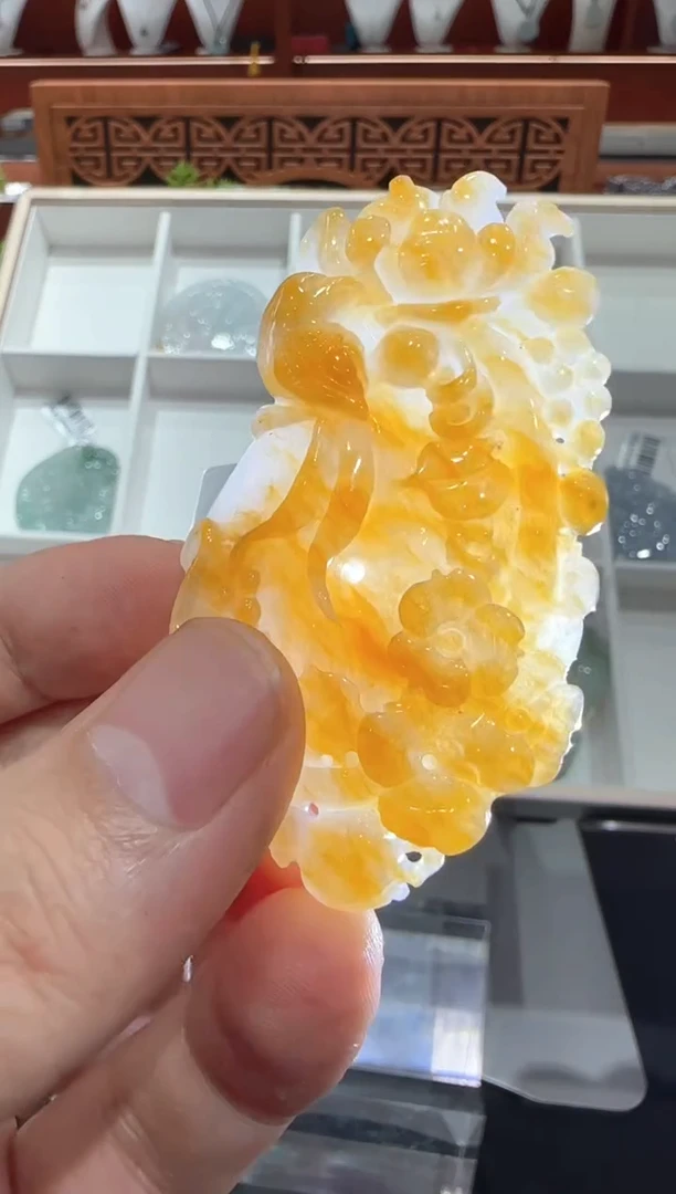 未镶嵌挂件翡翠A货翡翠多样性孤品