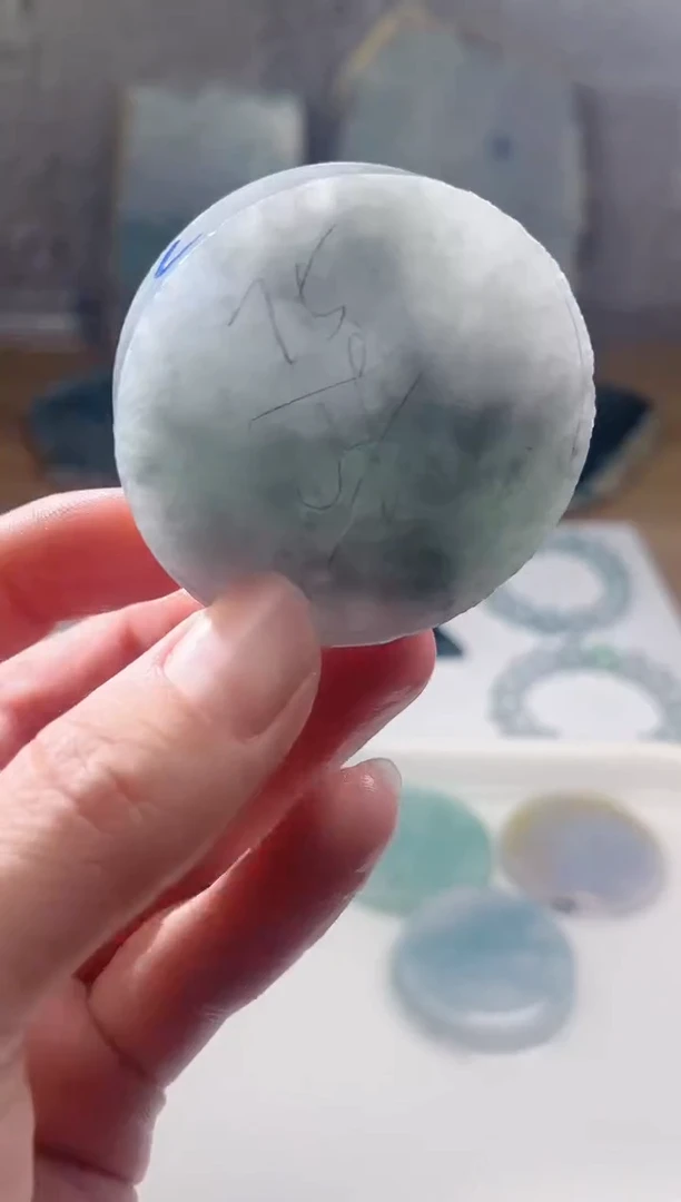 裸石翡翠天然翡翠A货玉 南 983