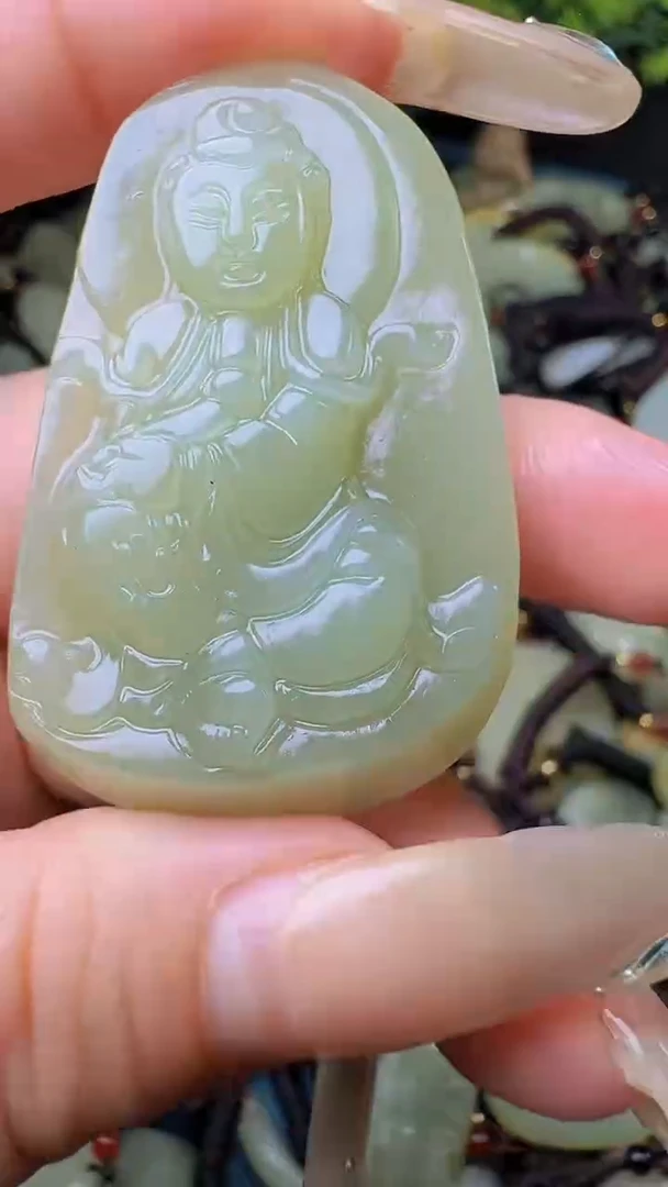 和田玉未镶嵌颈饰8