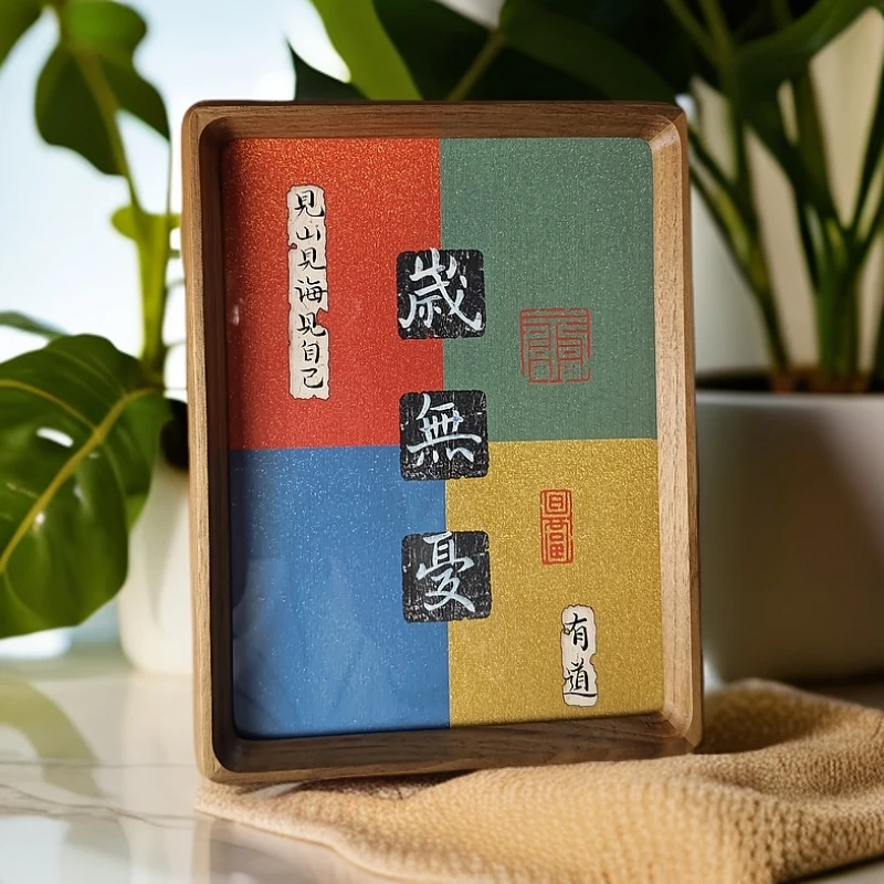 大宅门系列手写书法创意高级实木小摆台E