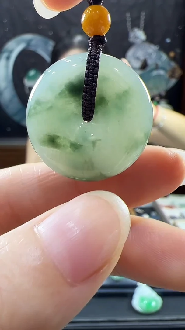 未镶嵌挂件翡翠平安扣