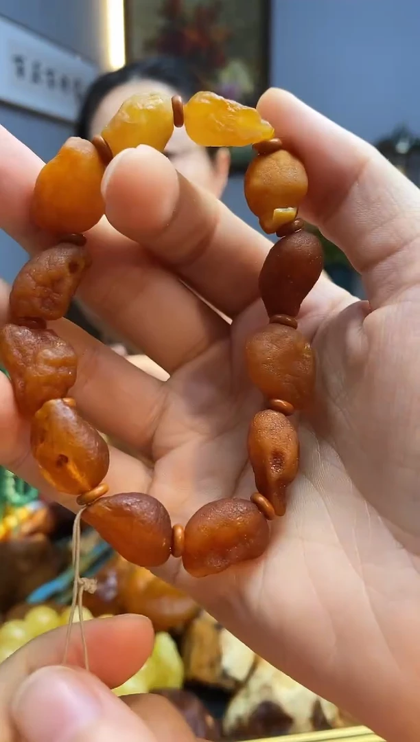 手串琥珀未镶嵌手串