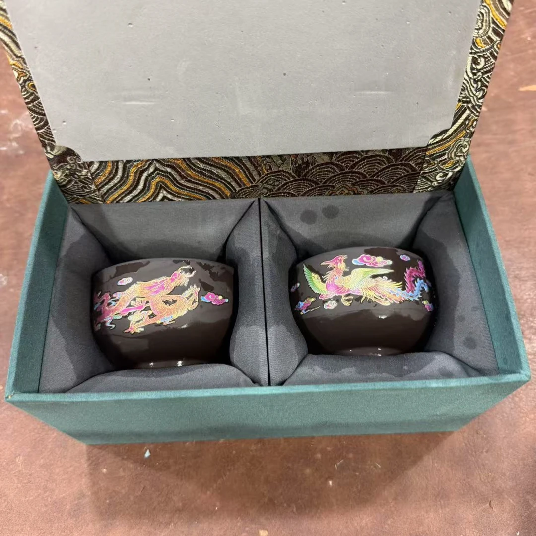 【闪购商品】@@@@@@@@@@@@紫砂变色龙凤呈祥两个装（无礼盒）