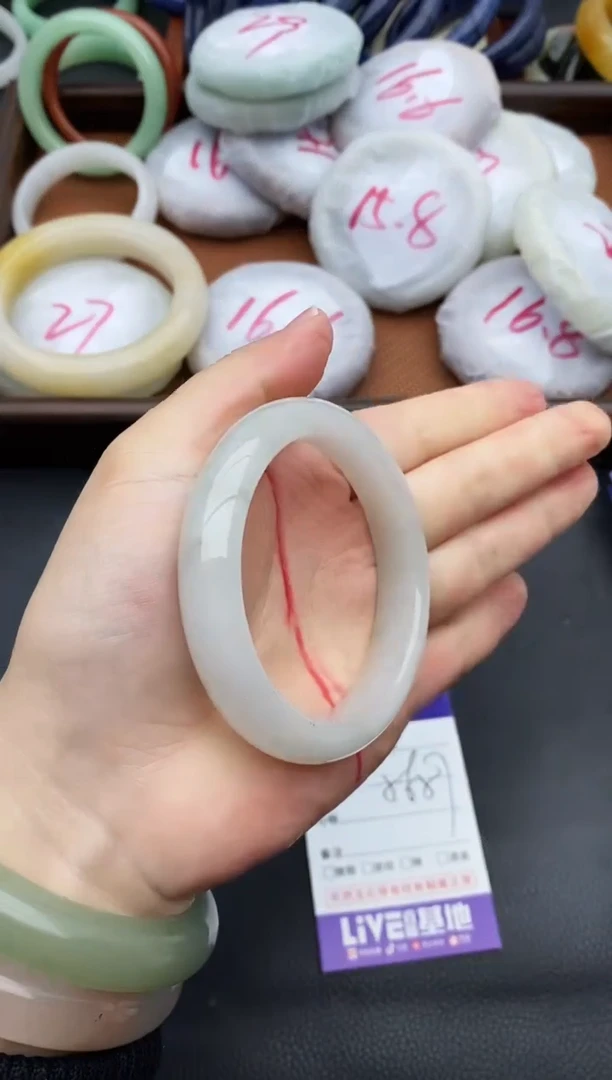 未镶嵌手镯石英质玉48+56/57