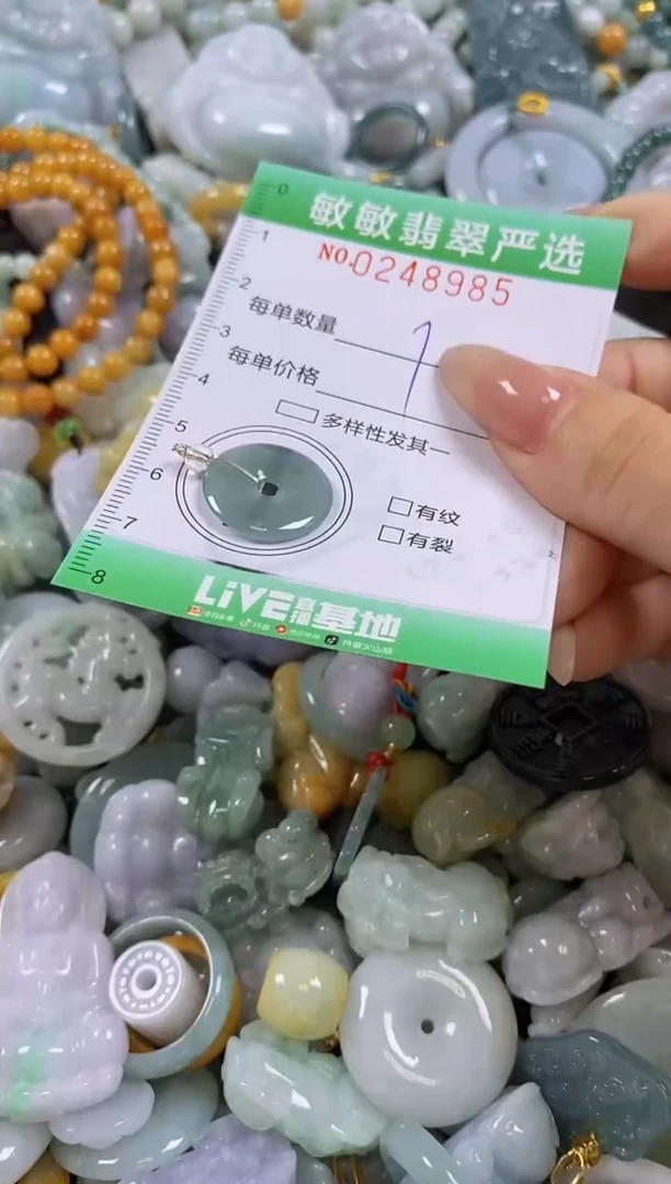 翡翠未镶嵌颈饰闪购0248985