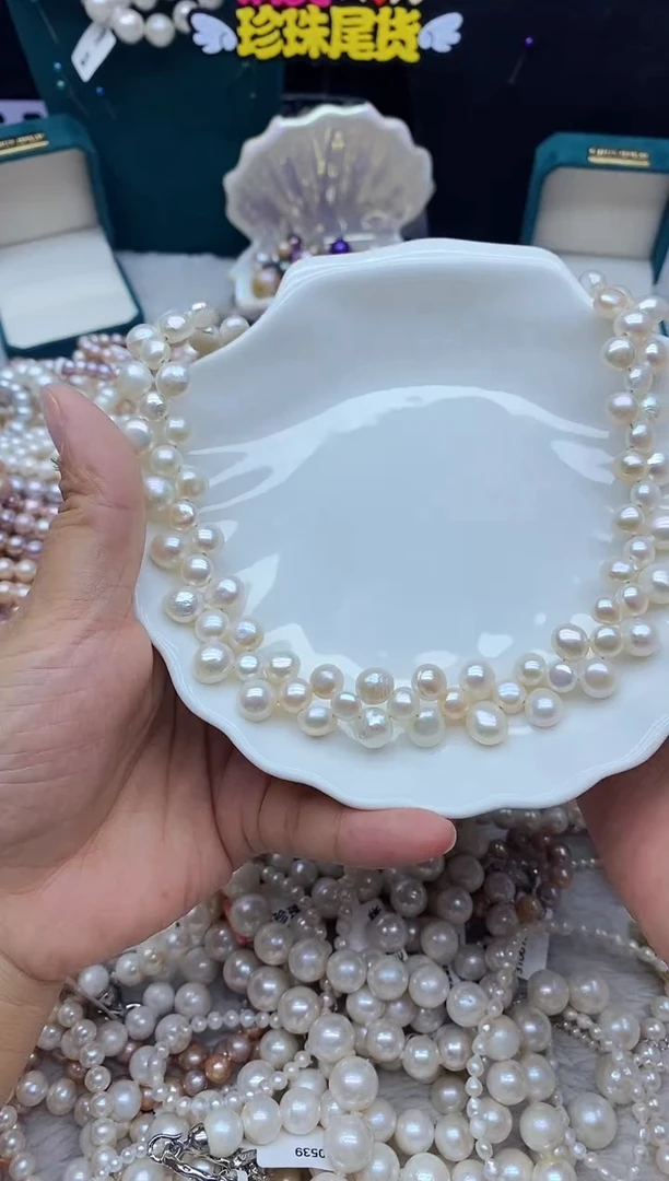 淡水珍珠未镶嵌项链珍珠项链