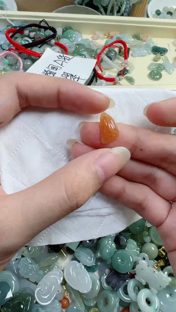 翡翠散珠230号链接，A货翡翠