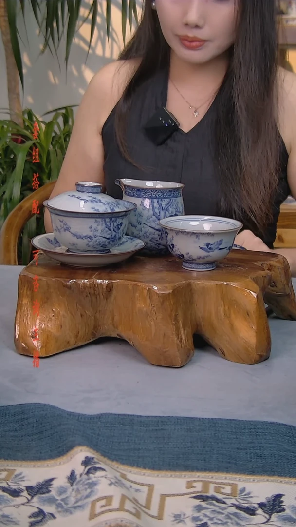 简装家用款3件套 老陶泥开片纹陶瓷茶具