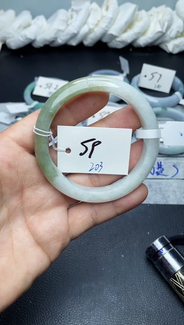 未镶嵌手镯翡翠飞***螂203