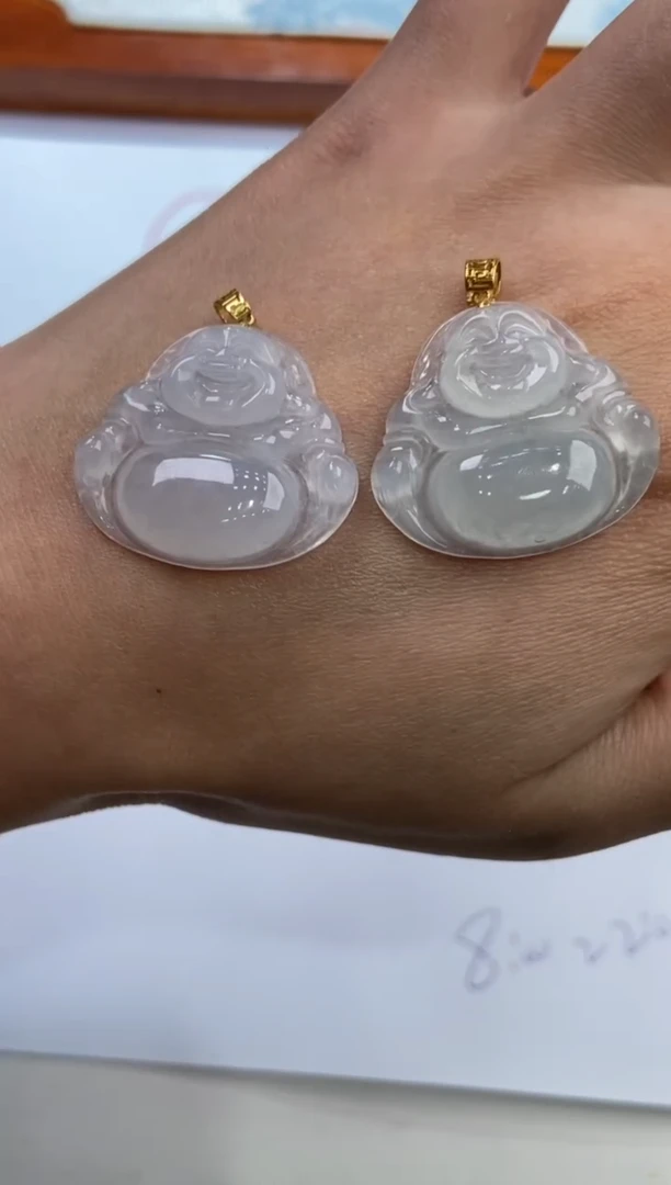 翡翠18K金镶嵌挂件2209729/苏/佛公 多样性一件发