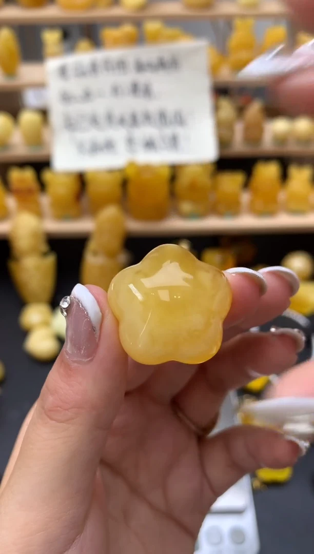 琥珀未镶嵌珠宝奇石070琥珀蜜蜡微瑕