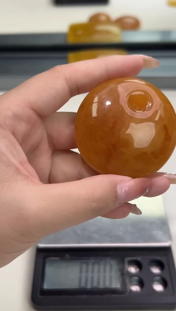 裸石琥珀未镶嵌琥珀蜜蜡吊坠