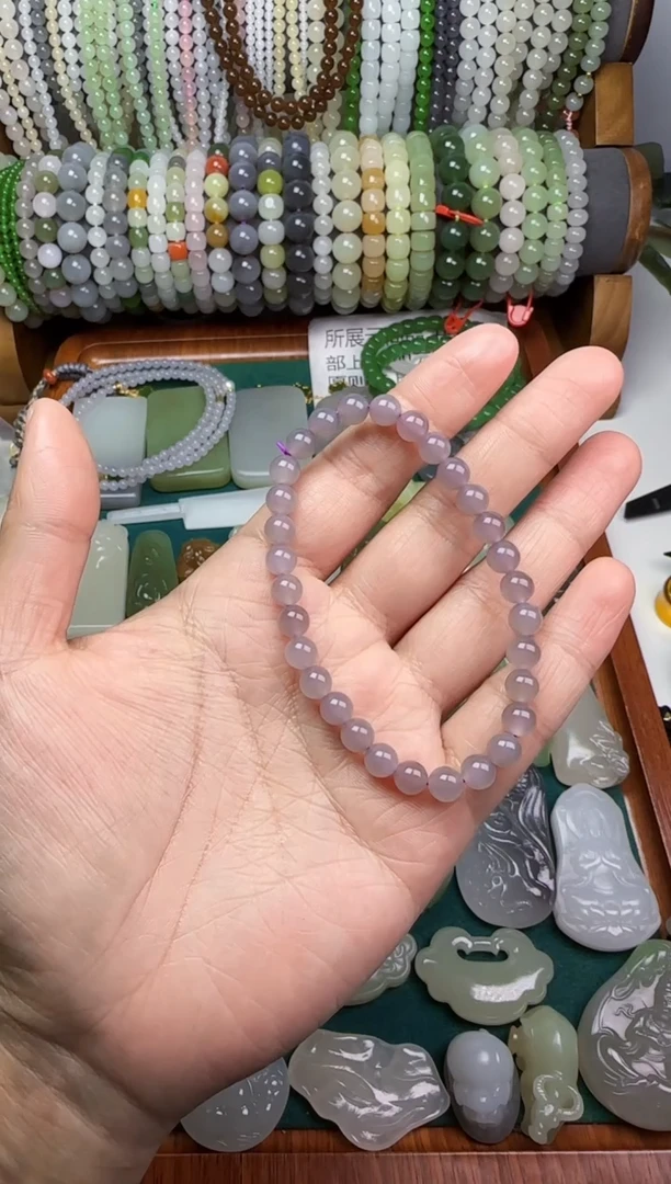 【闪购商品】和田玉无未镶嵌手串多样性发其一
