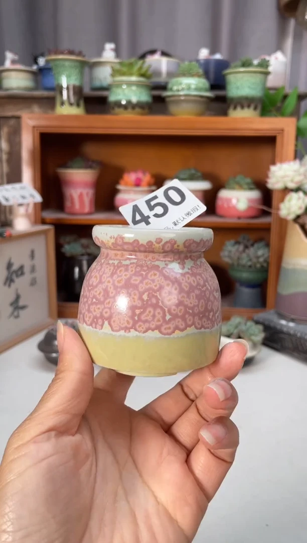 瓷片450知木小芳花盆编号