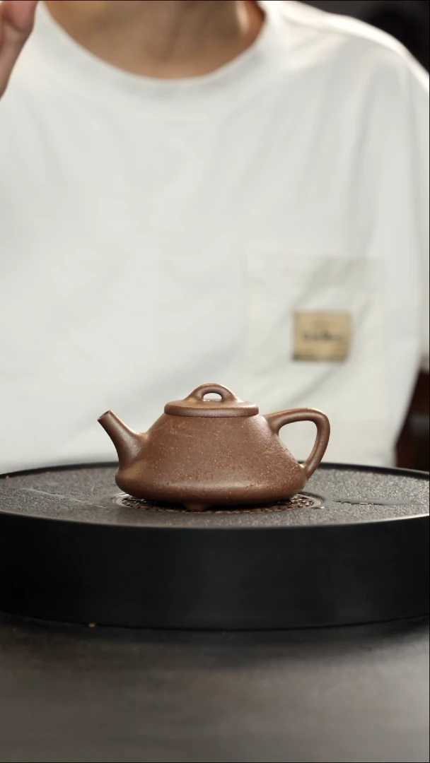 茶壶紫砂手工泥桃花子冶刻绘大漏