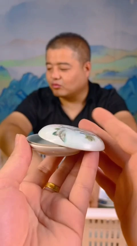 摆件景德镇陶瓷青花摆件23