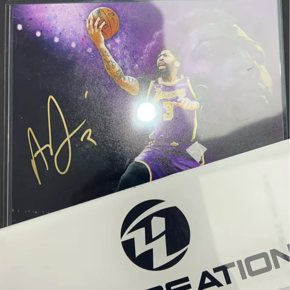 【亲签保真】安东尼戴维斯10寸亲签海报带证书 可定制装裱礼盒