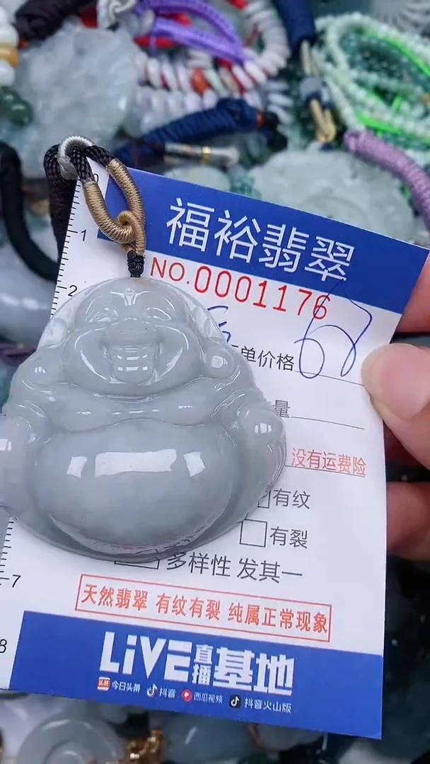 翡翠未镶嵌颈饰...0001176
