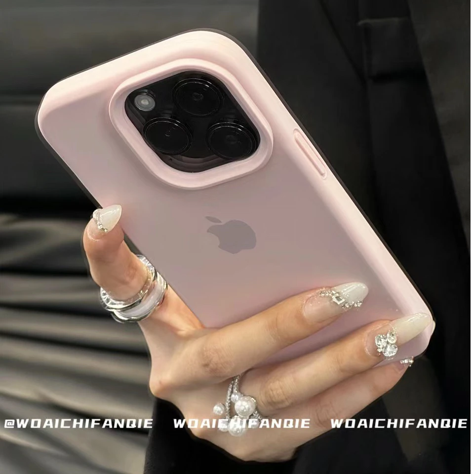 黑加仑苹果16promax适用15pro手机壳14/13/12保护套11/x液态硅胶8