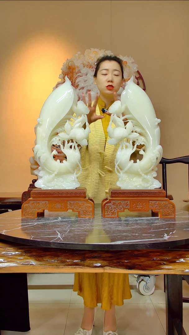 石材࿊*竹居家摆件