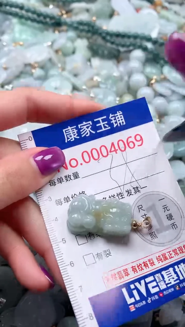 颈饰未镶嵌翡翠4069