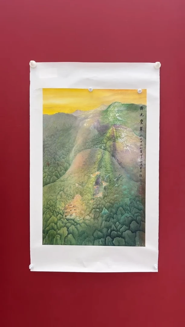 国画罗科通老师画作
