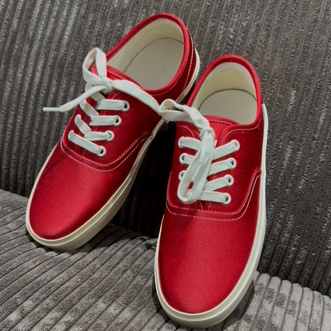 【HAV】  新款时髦百搭圆头系带段面休闲鞋