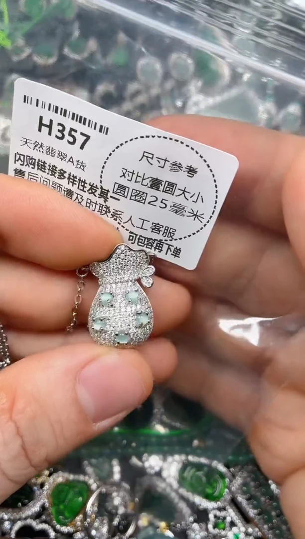 颈饰未镶嵌翡翠H357项链