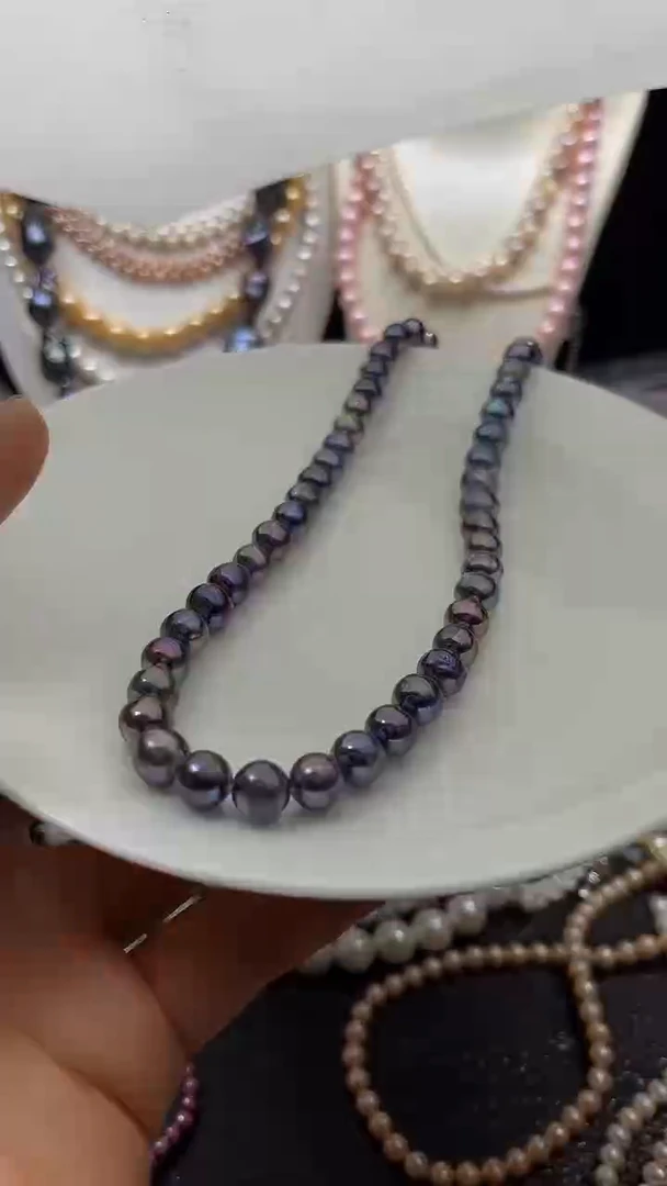淡水珍珠未镶嵌颈饰多人