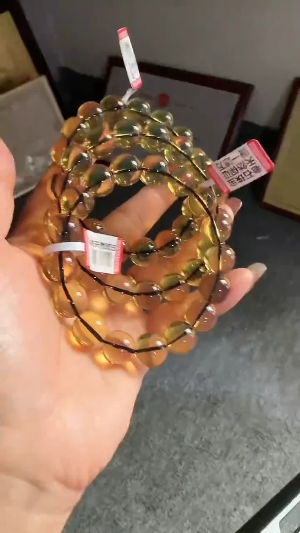 未镶嵌琥珀手串规格12蓝珀手串#47