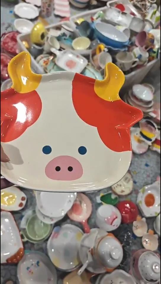 瓷片默认微瑕精美陶瓷